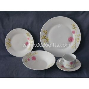 20pcs Cut Decal Ceramic Dinnerware Set,Customized Fresh Logos Printing