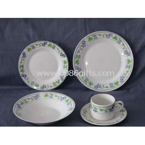 Ceramic Dinnerware Set with Full Decal Printing