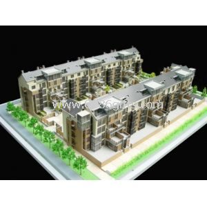 Iluminação 3D miniatura modelo arquitetural Maker, modelos em escala Real Estate