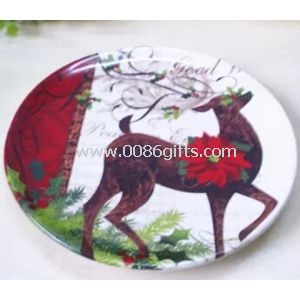 Under-glazed cup and plate