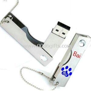 Faca Metal USB 2,0 Drives Flash Pendrive com partição do espaço