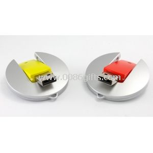 Rotondo girevole in plastica Usb Flash Drives