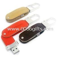 Giratorio de cuero USB Flash Disk Encryption