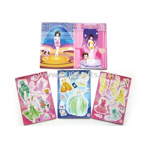 Magnetic Dress Up with Synthetic Paper, EVA, Cardboard