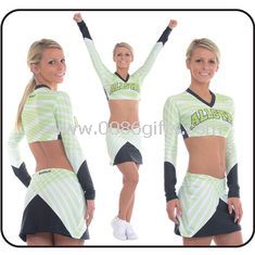 Sexy Basketball Cheerleading Sportswear Half Tops for Women