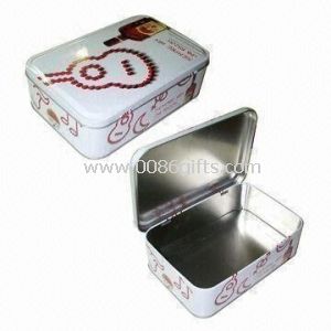 Tin Box with Hinge