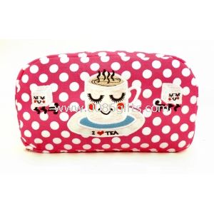 Ladys small newest design pu fashion cosmetic bag
