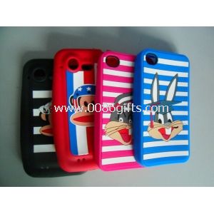 Rabbit Cartoon Pattern Cell Phone Silicone Cases