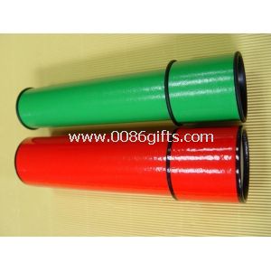 Colorful Paper Kaleidoscope Toy with Plastic Caps
