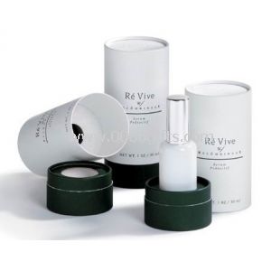Recycled White Peal Paper Comestic Gift Box Packaging with A Rigid Paper Insert