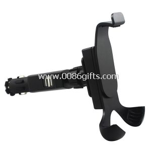 Dual USB Car Cigarette Lighter Mount Holder Charger for iPhone 5/5s,GPS,smart phone