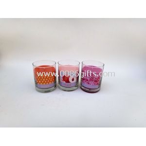 Elegant Cabinet Glass Candle