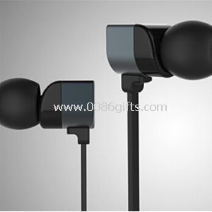 Flat Cable Metal earphone
