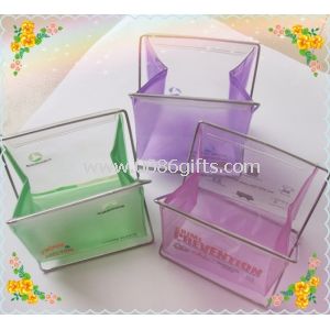 Foldable PVC sundry basket