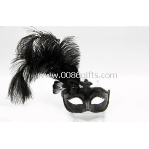 Colombina White Feather Masquerade Masks