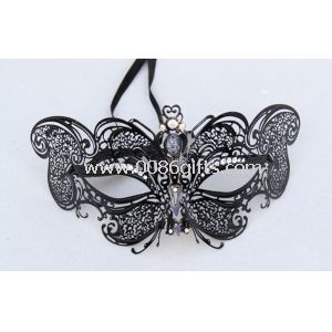 Luxury Gold Filigree Metal Venetian Masks 7 Inch