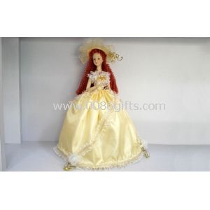 Decorative Porcelain Doll Lamp