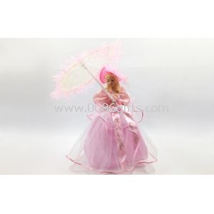 Lace Porcelain Doll Lamp For Friend Gift
