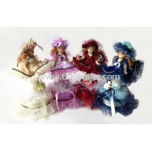 Modern Porcelain Doll Childrens Music Boxes