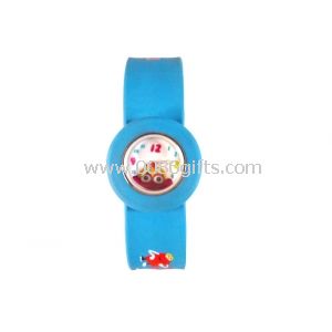Kids silicone slap bracelet digital long time use watch