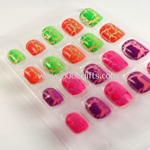ABS Amazing Crack Kids Fake Nails
