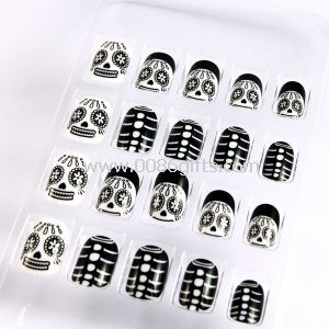 Childern Cute Printing Fake Nails
