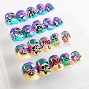 Colorful Artificial Fingers Fake Nails