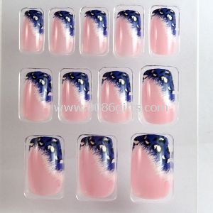 Pretty pink 3D nail tips