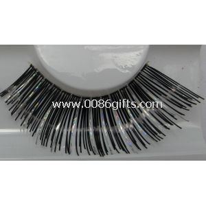 Black with silver Natural False Eyelashes