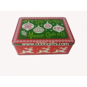 Butter Embossed Tin Cookie Containers