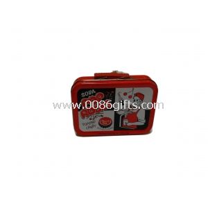 Colorful Cartoon Metal Tin Lunch Box