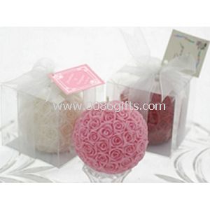 Rose Ball design candles