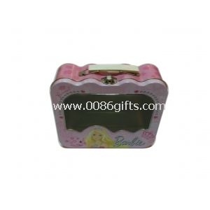 Irregular Geometry Metal Tin Lunch Box