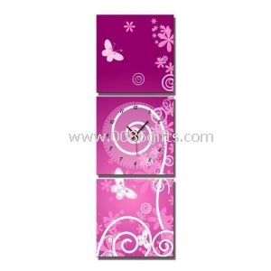 Painting art wall clock