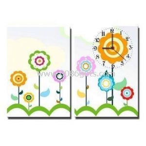 Promotion painting wall clock-17