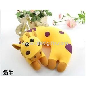 Three-dimensional animal model U pillow - cows