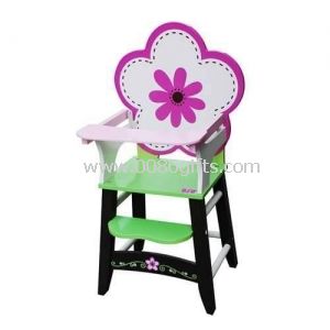 wooden baby chair