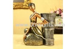 Rural village basket women decoration