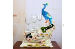 Creative peacock wine coloured drawing or pattern