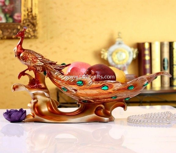 Peacock fruit tray