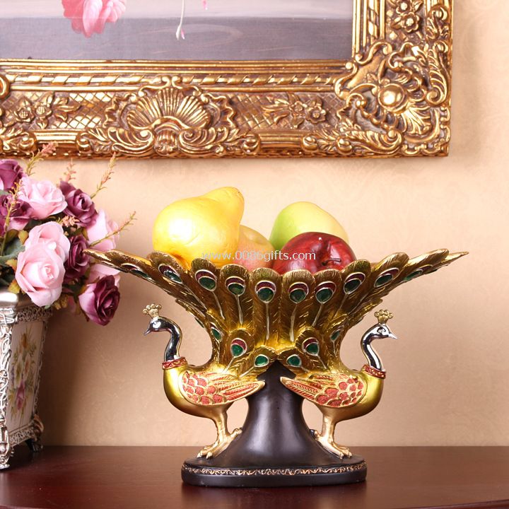 Peacock fruit tray