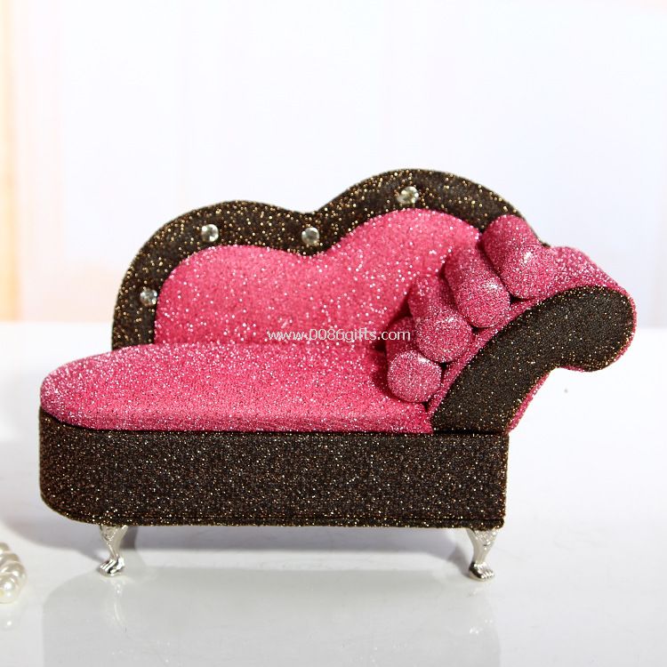 Flannelette jewelry box sofa