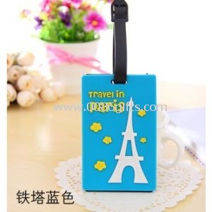 Company logo luggage tag with insert card