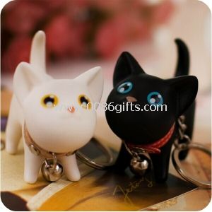 Papala 3 D silicone key chain for lovers