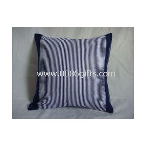 Cushion with 2 blue sidings