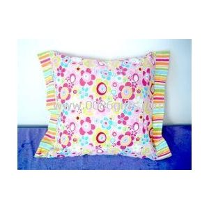 Printed canvas cushion