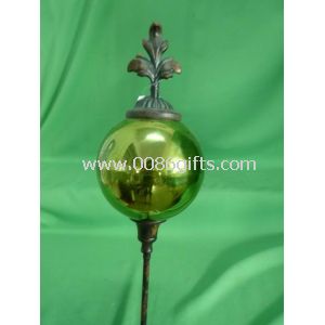 Decorative ball garden stakes