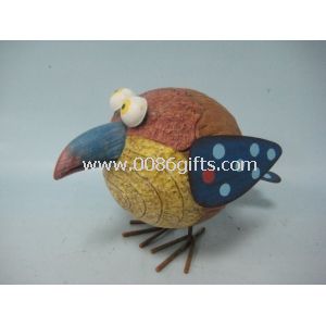 Fashion savannah bird girl Garden Animal Statues
