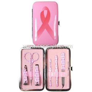 Button bag folding manicure set