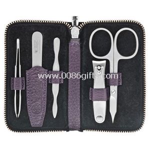 Mini metal frame personal manicure set